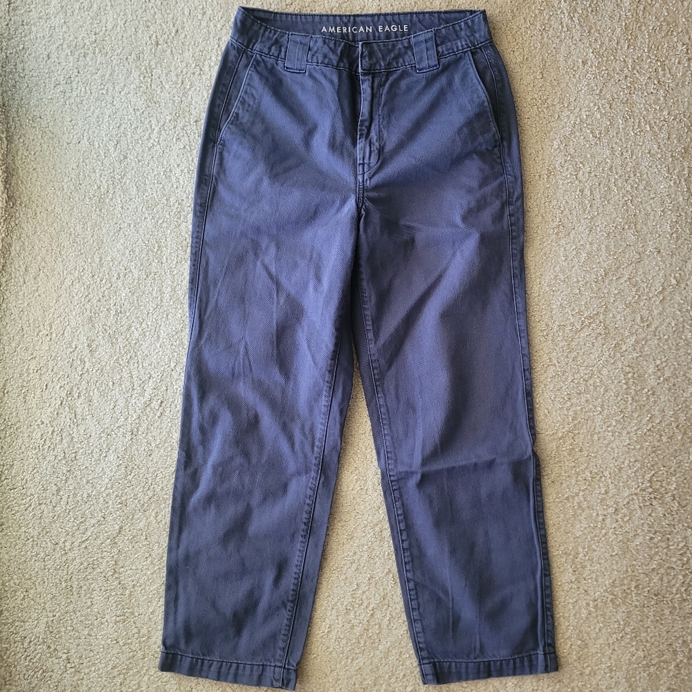 American Eagle Light navy blue, size 4 khaki pants